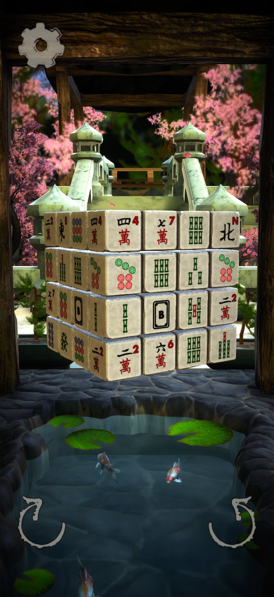 3D Mahjong Tower game screenshot 3
