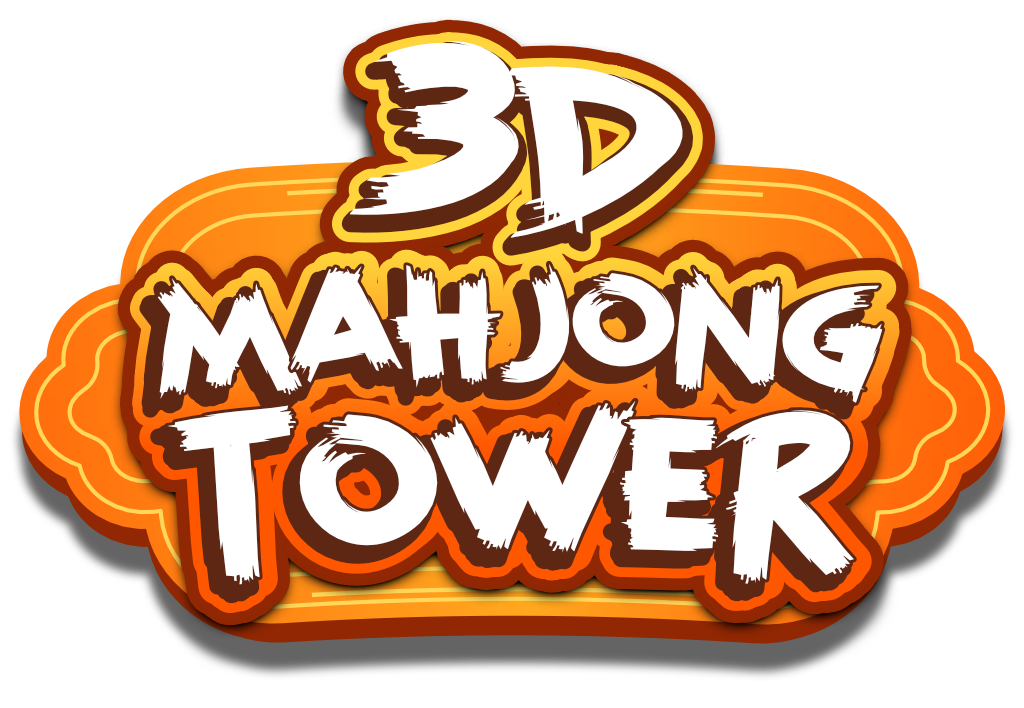 3D Mahjong Tower Logo